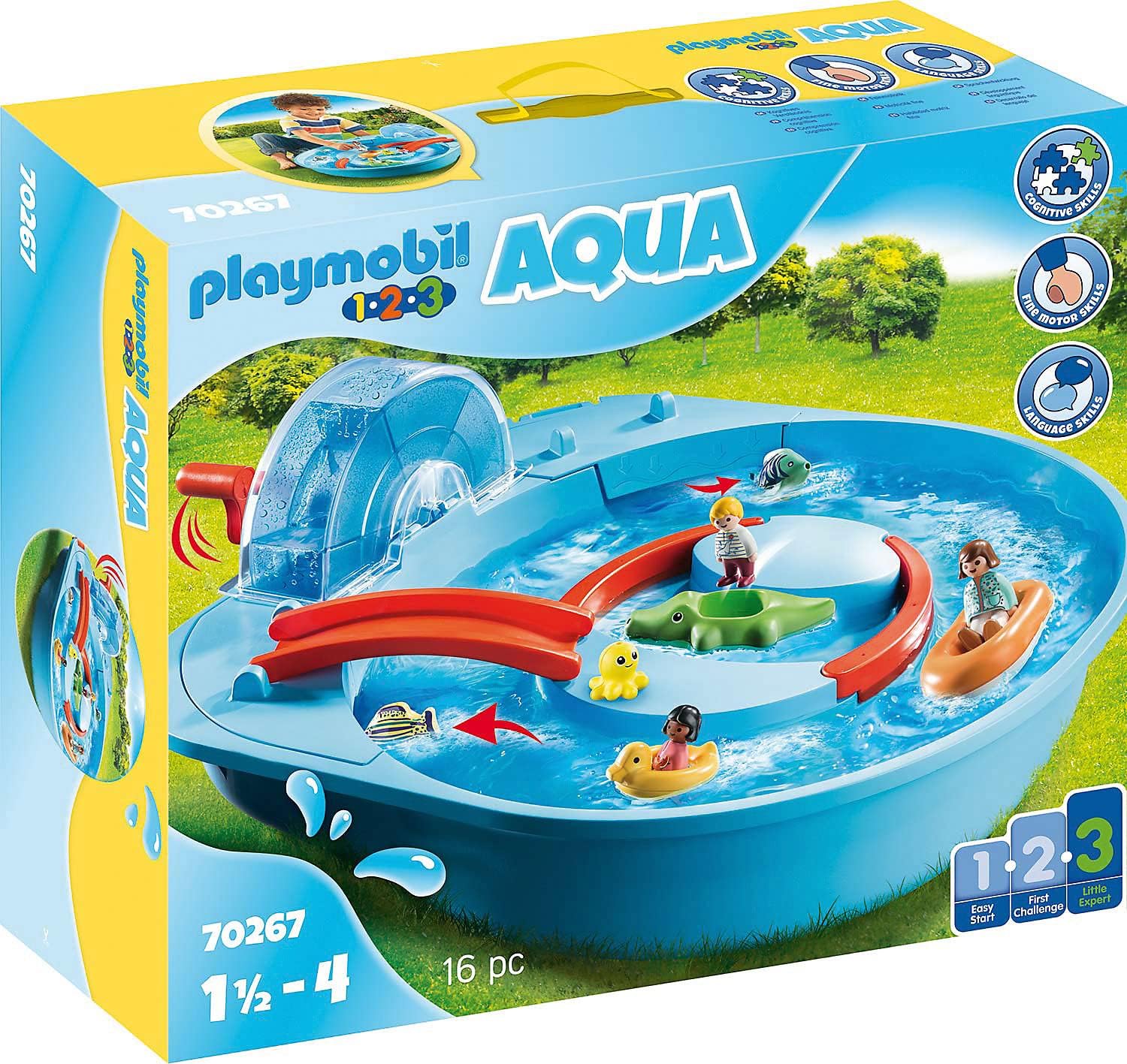 PLAYMOBIL 1.2.3 Fröhliche Wasserbahn – Spritziger Spaß für die Kleinsten